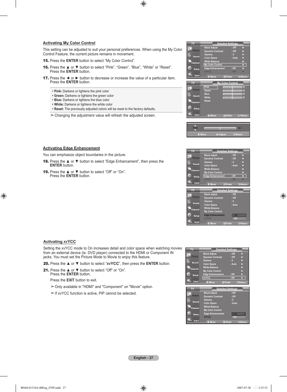 Activating | Samsung LNT4671FX-XAA User Manual | Page 29 / 277