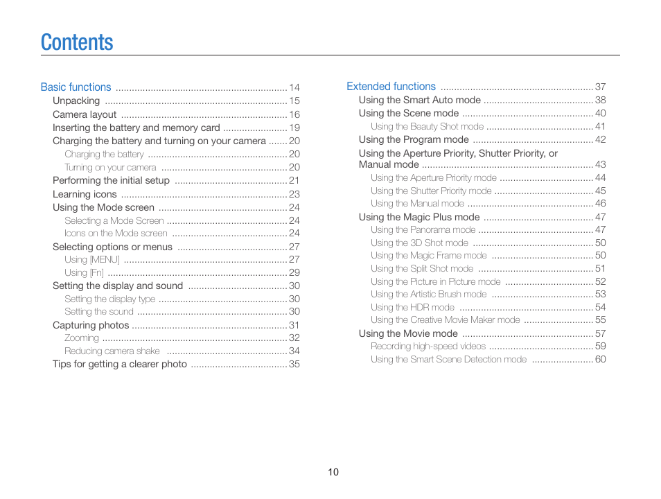 Samsung EC-WB850FBPBUS User Manual | Page 11 / 188