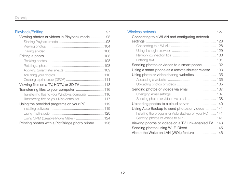 Samsung EC-WB850FBPBUS User Manual | Page 13 / 188