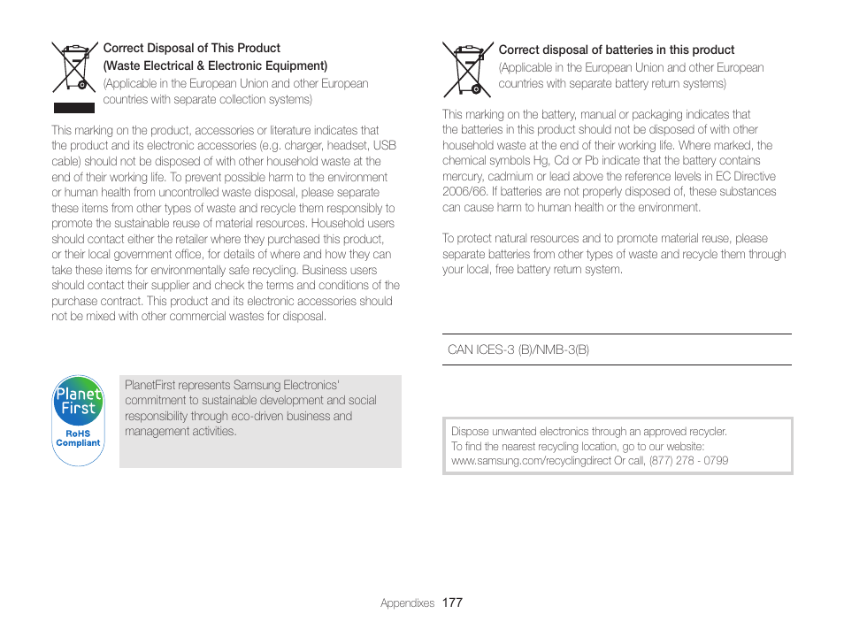 Samsung EC-WB850FBPBUS User Manual | Page 178 / 188