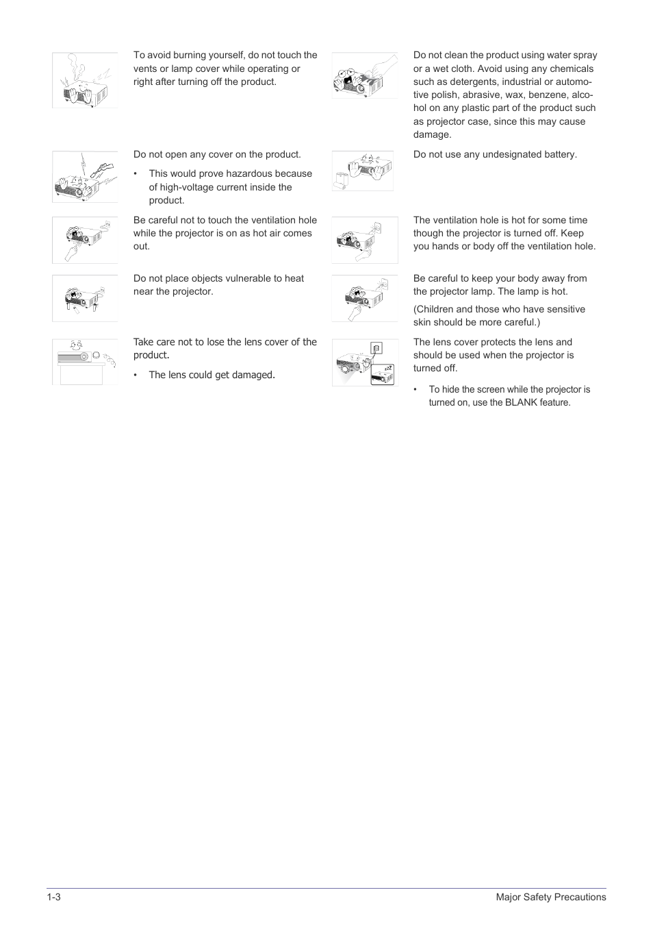 Samsung SP2553XWX-ZA User Manual | Page 10 / 89