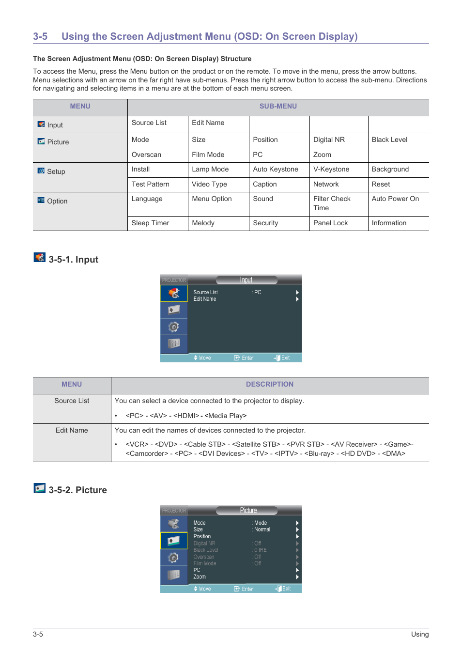 Samsung SP2553XWX-ZA User Manual | Page 42 / 89