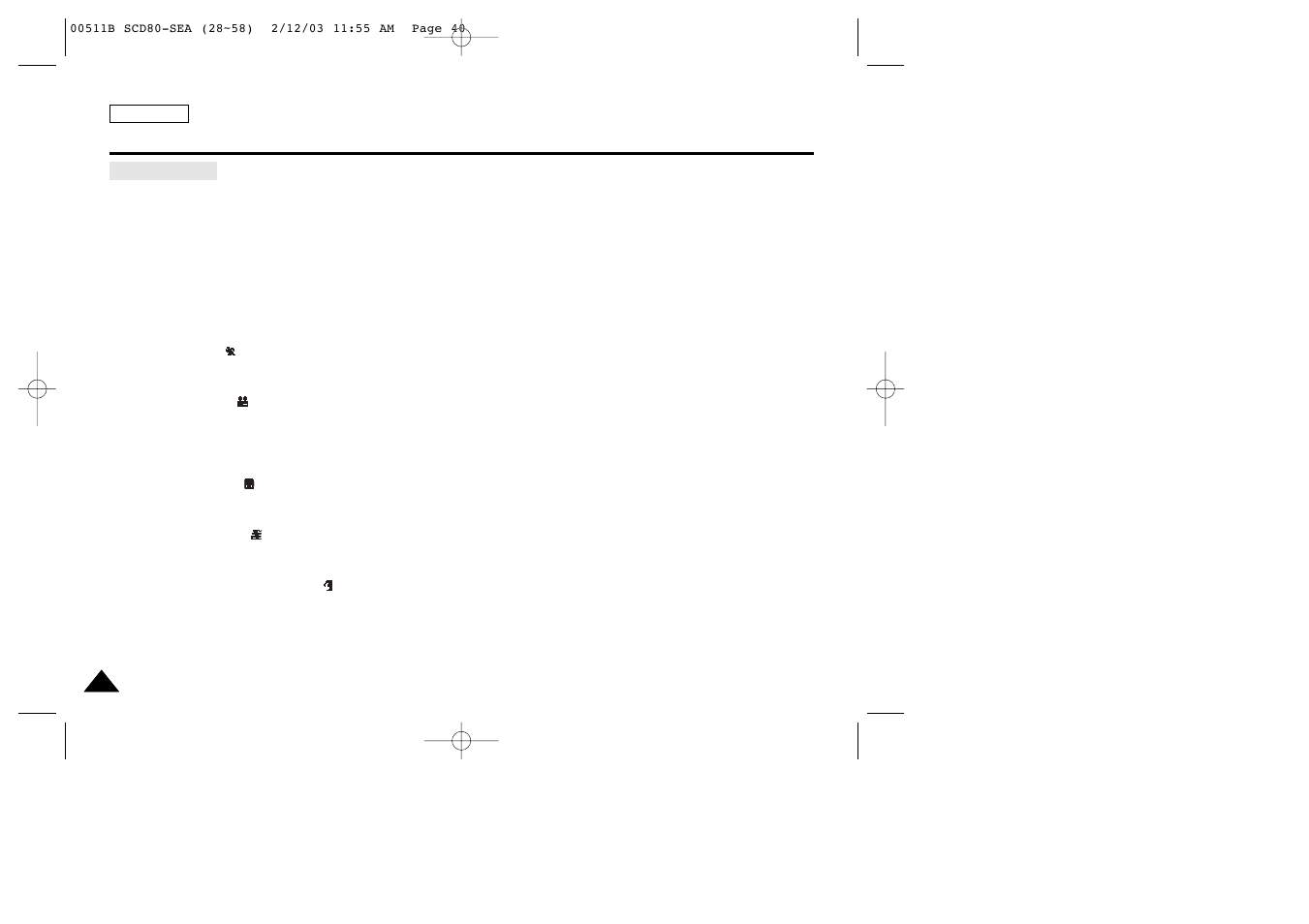 Advanced recording | Samsung SC-D80-XAA User Manual | Page 44 / 87