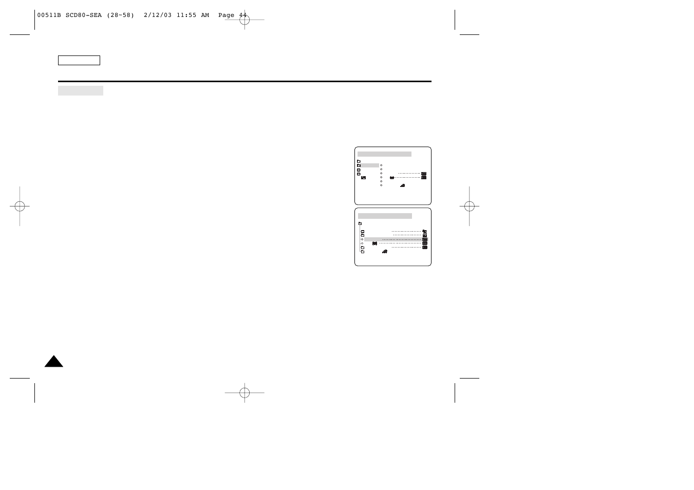 Advanced recording | Samsung SC-D80-XAA User Manual | Page 48 / 87