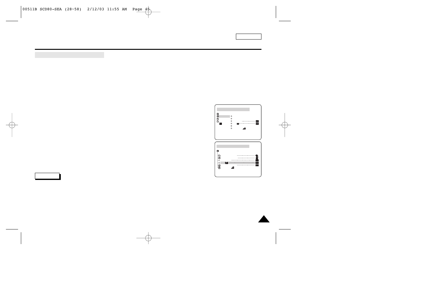 Advanced recording | Samsung SC-D80-XAA User Manual | Page 49 / 87