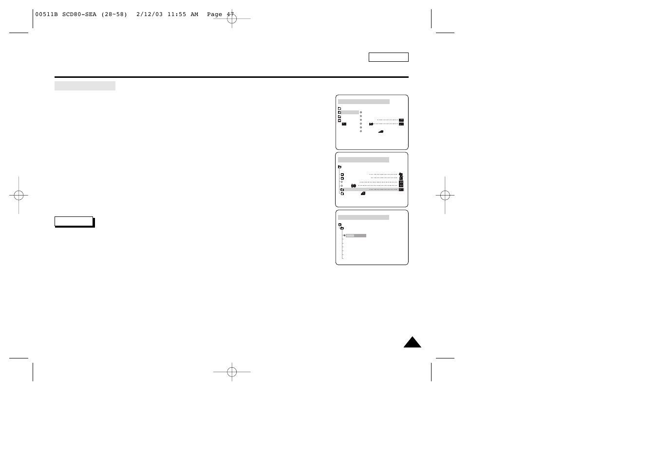 Advanced recording | Samsung SC-D80-XAA User Manual | Page 51 / 87