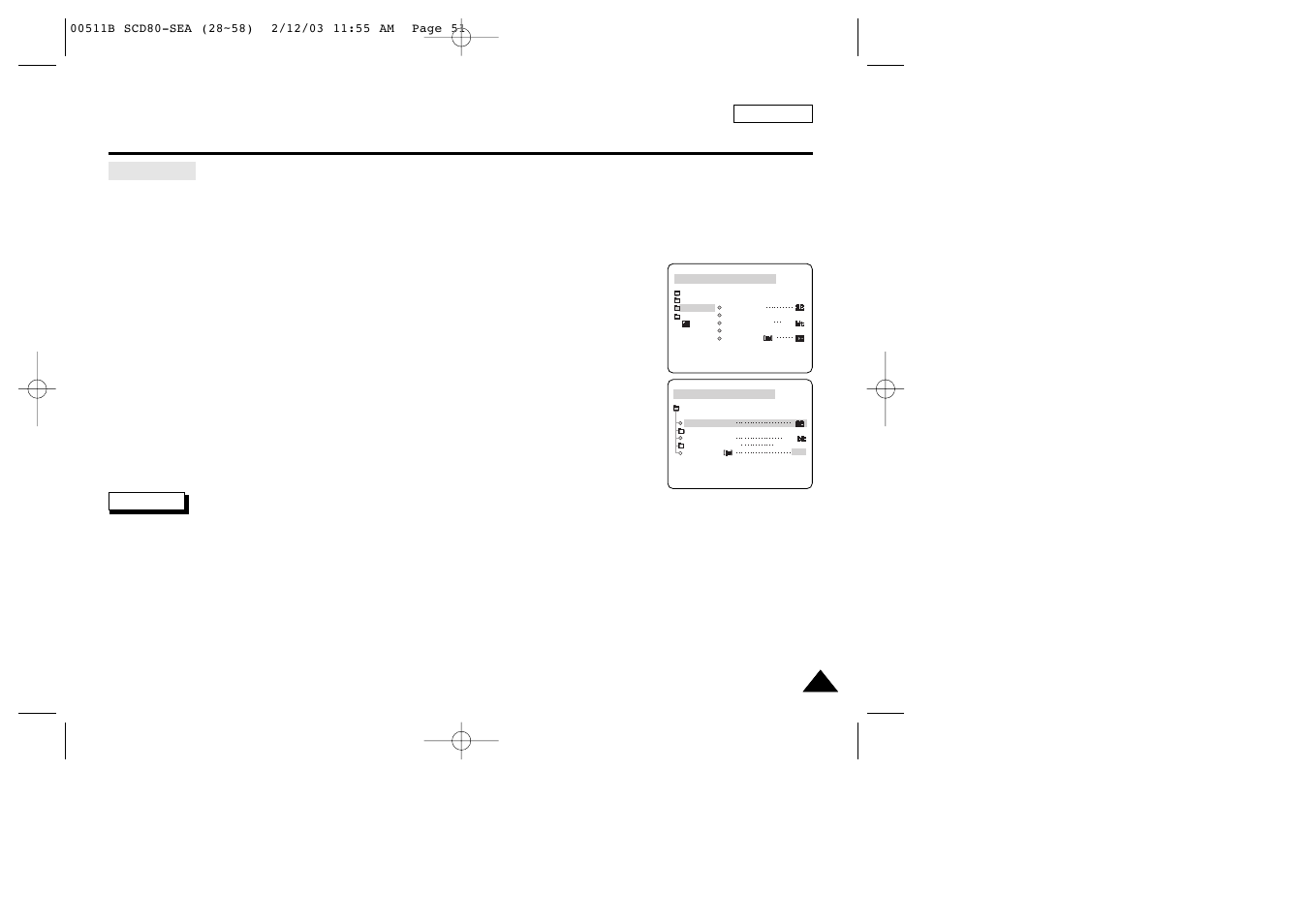 Advanced recording | Samsung SC-D80-XAA User Manual | Page 55 / 87