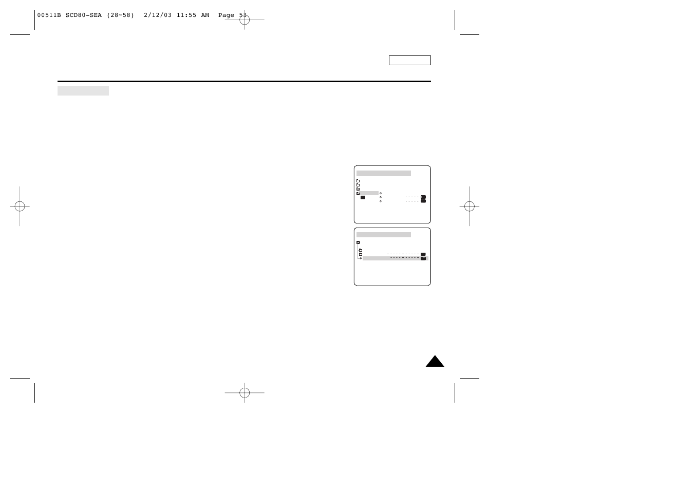 Advanced recording | Samsung SC-D80-XAA User Manual | Page 57 / 87