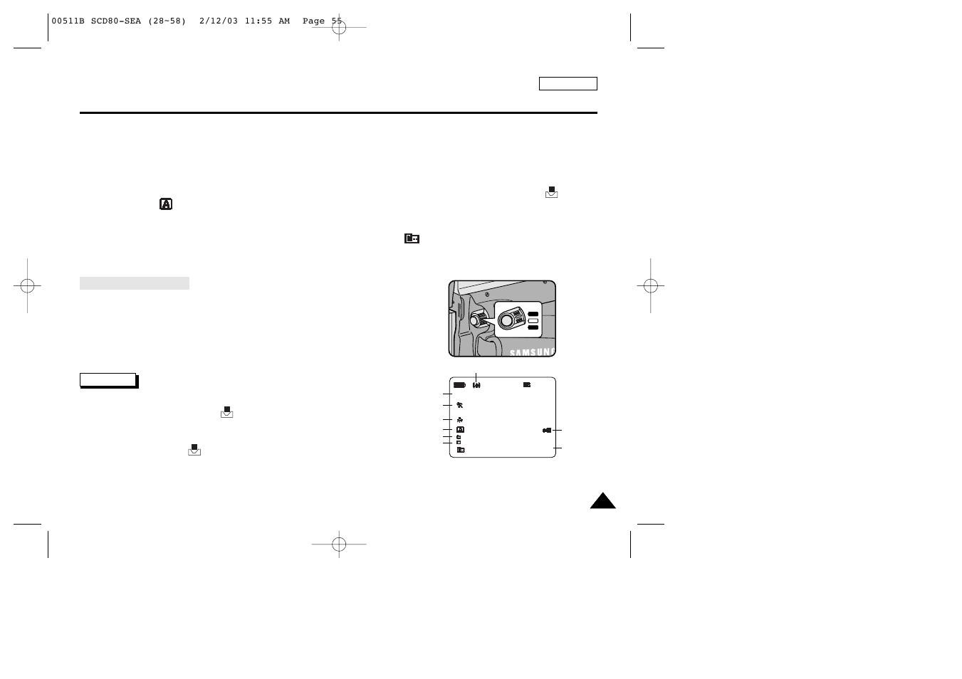 Advanced recording | Samsung SC-D80-XAA User Manual | Page 59 / 87
