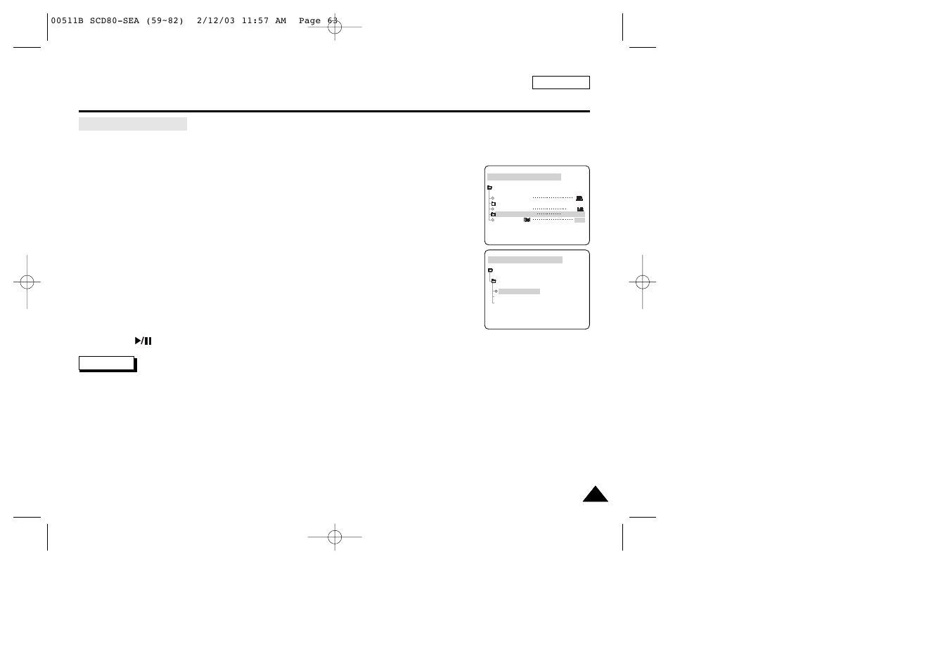 Advanced recording | Samsung SC-D80-XAA User Manual | Page 67 / 87