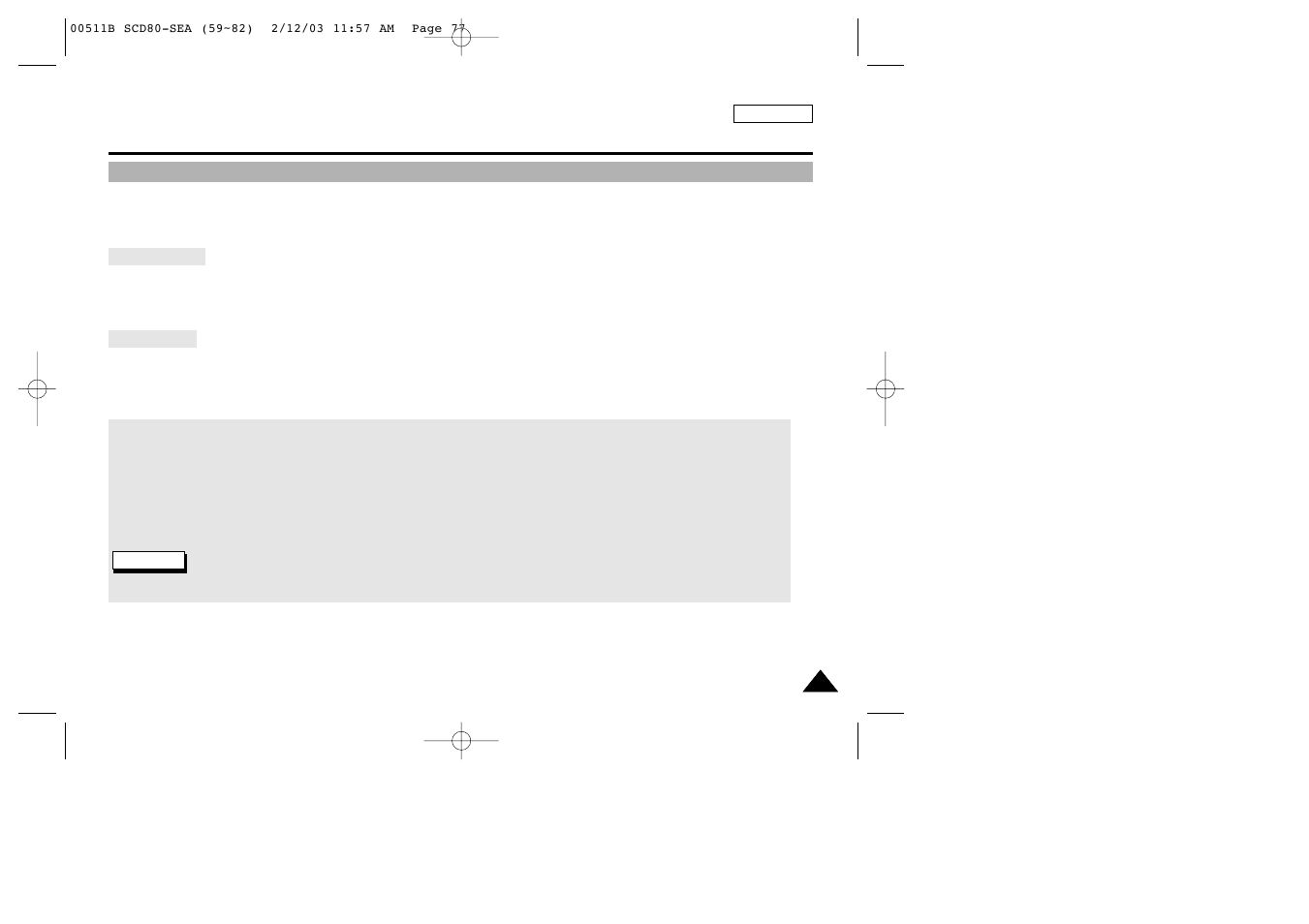 Maintenance | Samsung SC-D80-XAA User Manual | Page 81 / 87