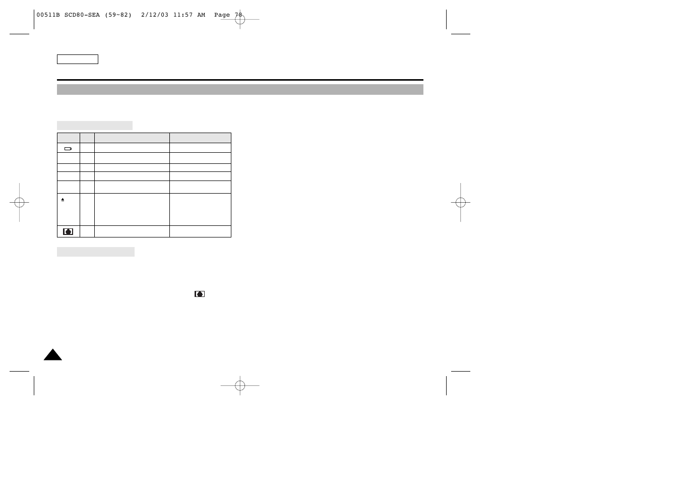 Troubleshooting | Samsung SC-D80-XAA User Manual | Page 82 / 87