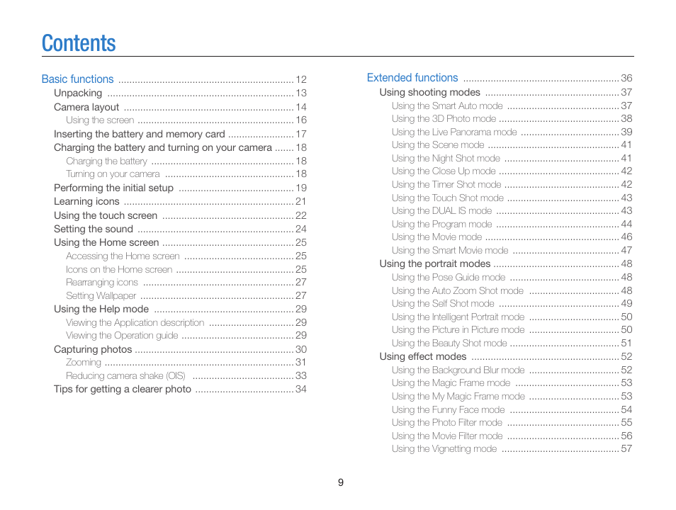 Samsung EC-MV800ZBPBUS User Manual | Page 10 / 146