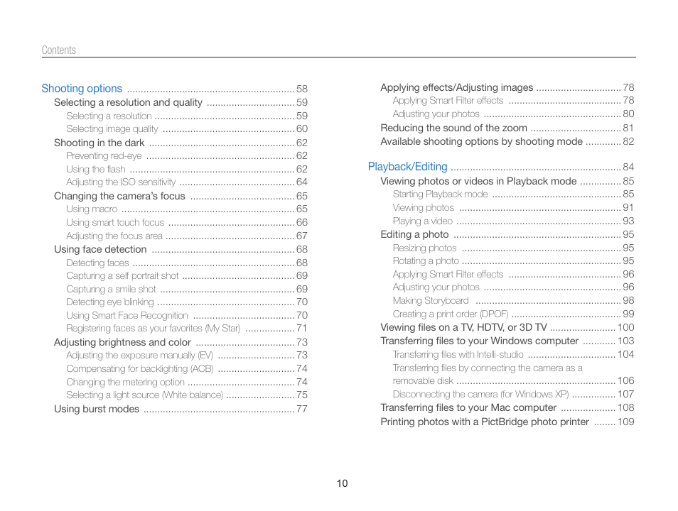Samsung EC-MV800ZBPBUS User Manual | Page 11 / 146
