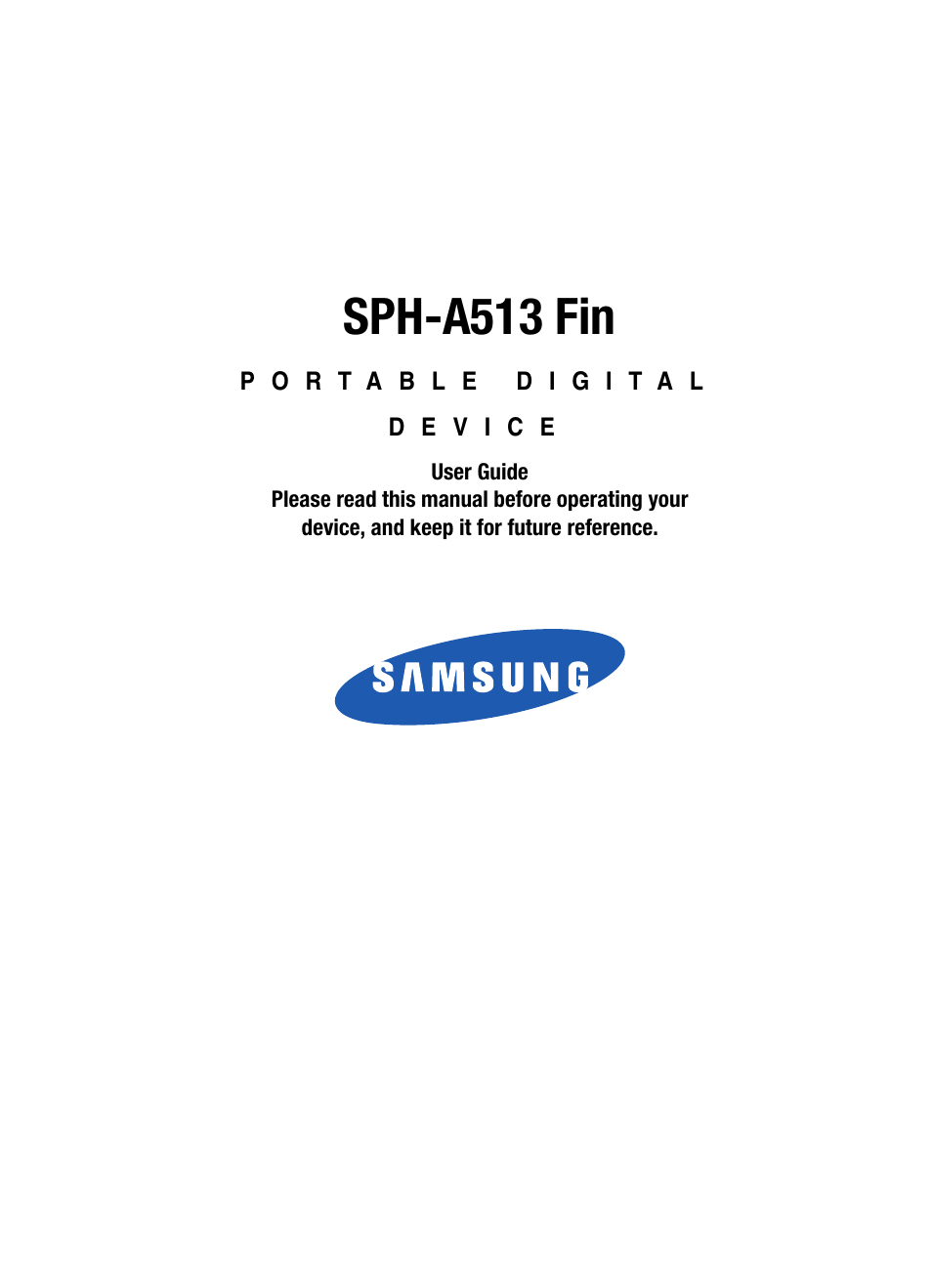 Samsung SPH-A513BKASKE User Manual | 197 pages