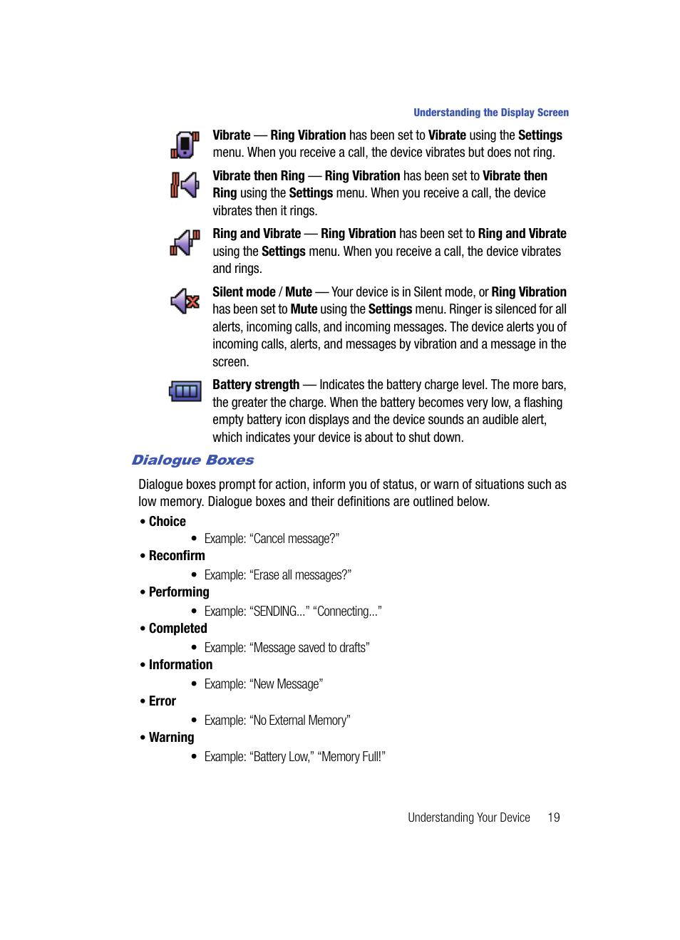 Dialogue boxes | Samsung SPH-A513BKASKE User Manual | Page 19 / 197