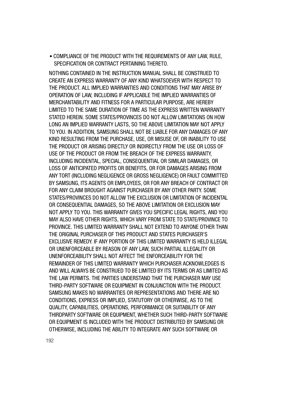 Samsung SPH-A513BKASKE User Manual | Page 192 / 197