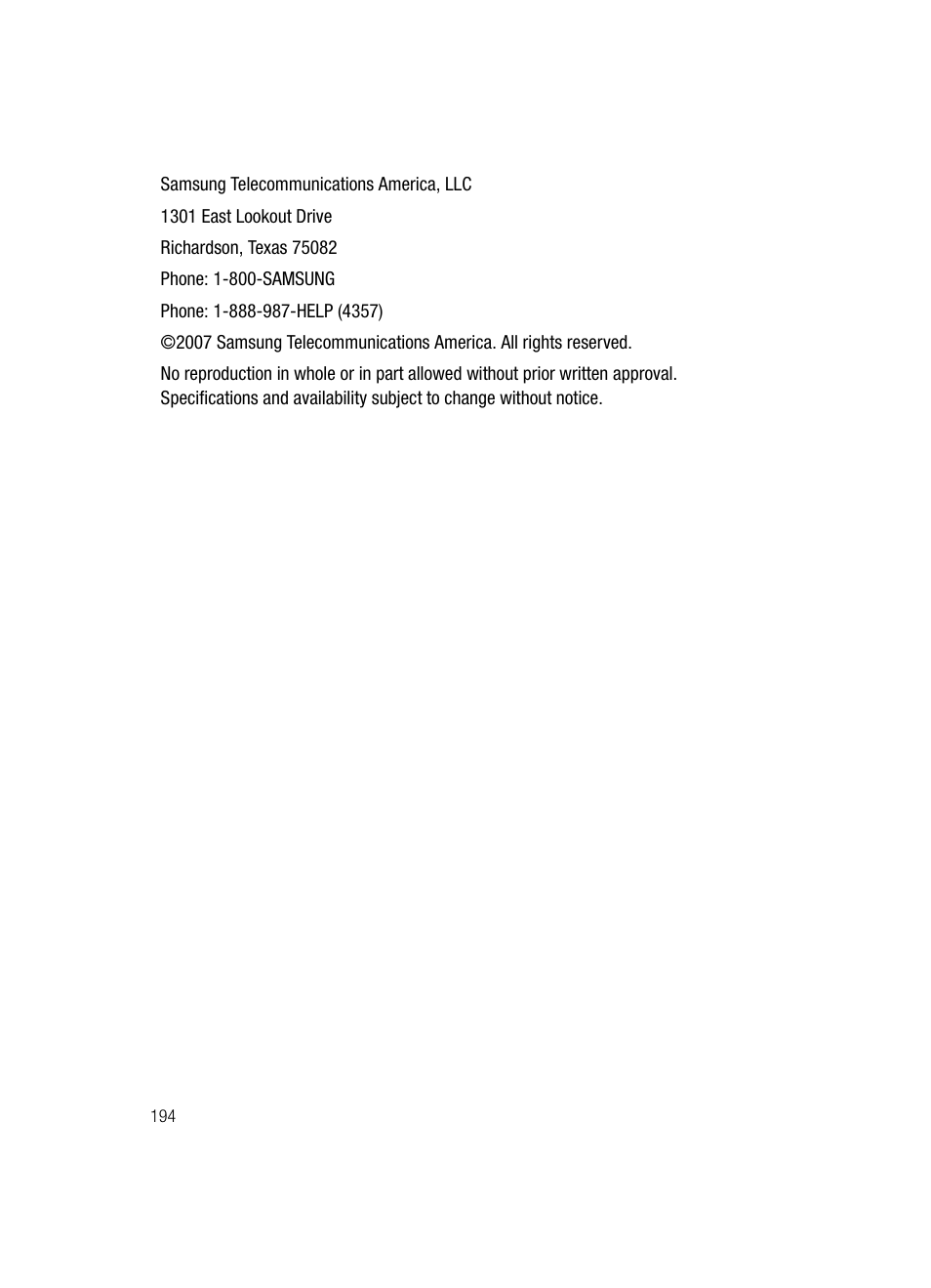 Samsung SPH-A513BKASKE User Manual | Page 194 / 197