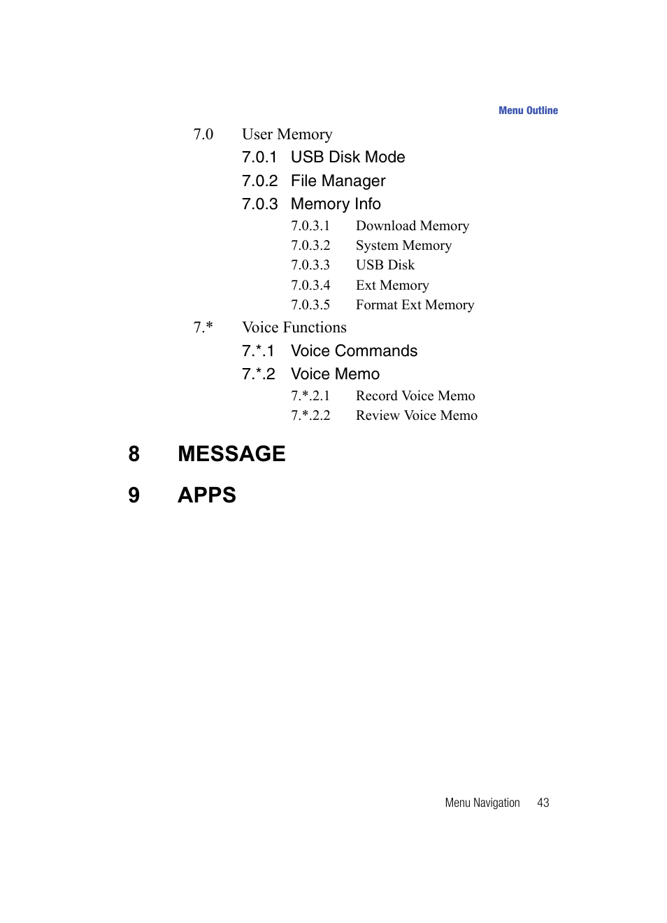 8message 9 apps | Samsung SPH-A513BKASKE User Manual | Page 43 / 197