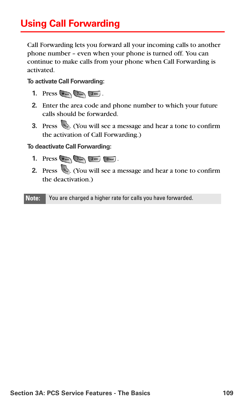 Using call forwarding | Samsung SPH-A660MSPXAR User Manual | Page 117 / 190
