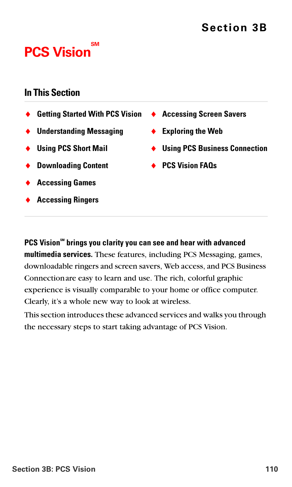 Pcs visionsm, 3b.pcs vision, Pcs vision | Samsung SPH-A660MSPXAR User Manual | Page 118 / 190