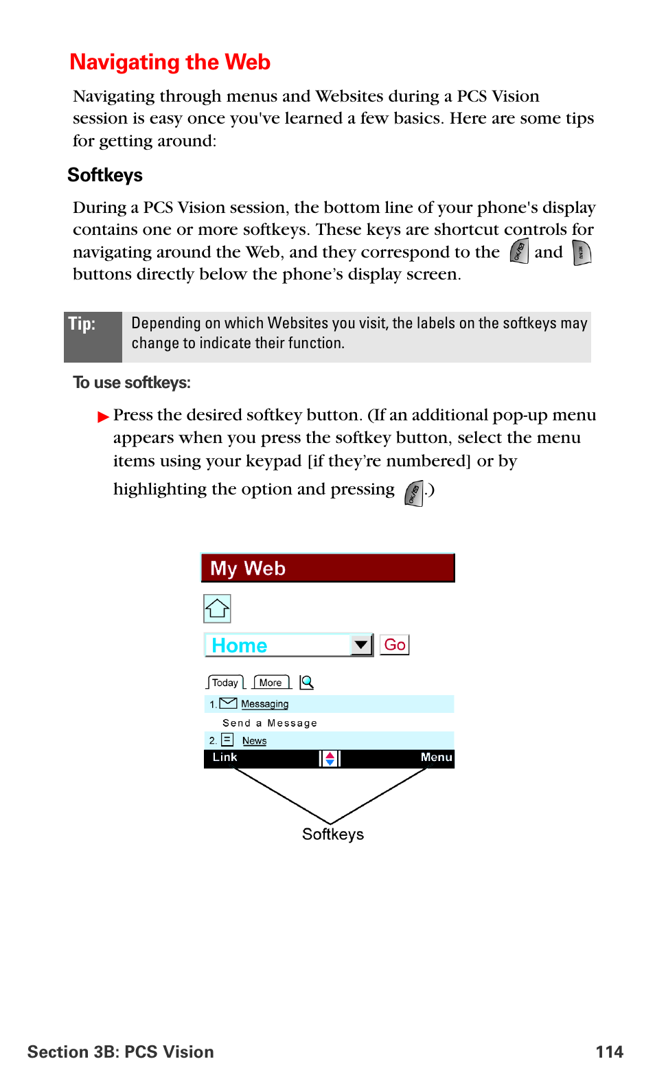 Navigating the web | Samsung SPH-A660MSPXAR User Manual | Page 122 / 190