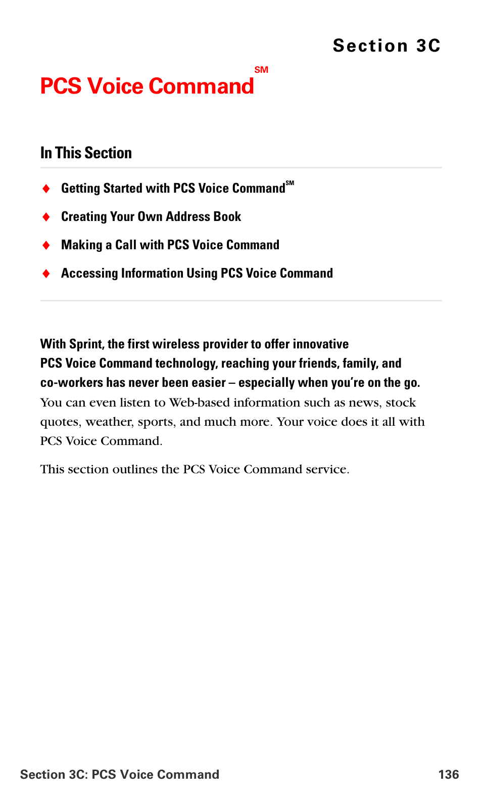 Pcs voice commandsm, 3c.pcs voice command, Pcs voice command | Samsung SPH-A660MSPXAR User Manual | Page 144 / 190