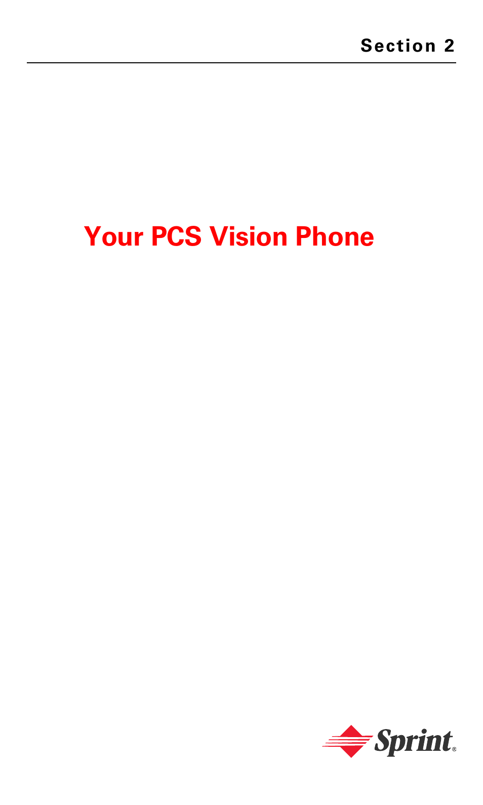 Your pcs vision phone, Section 2: your pcs vision phone | Samsung SPH-A660MSPXAR User Manual | Page 16 / 190