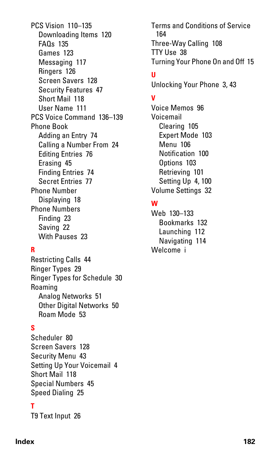 Samsung SPH-A660MSPXAR User Manual | Page 190 / 190