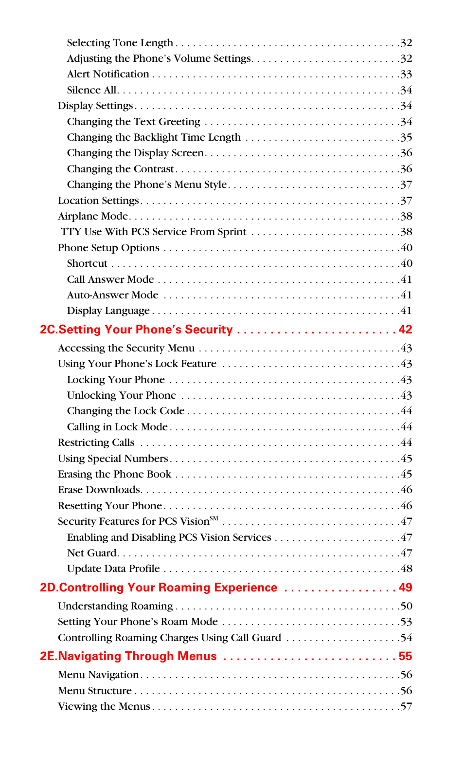 Samsung SPH-A660MSPXAR User Manual | Page 3 / 190