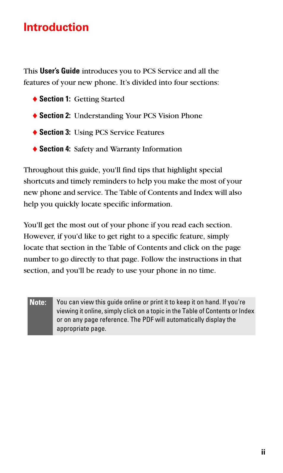 Introduction | Samsung SPH-A660MSPXAR User Manual | Page 8 / 190