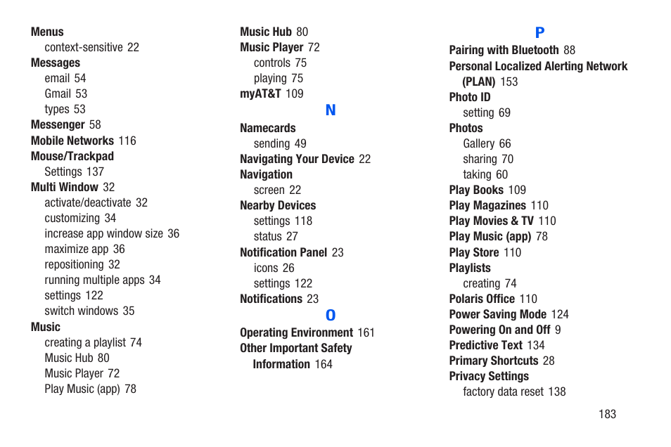 Samsung SM-T217AZKAATT User Manual | Page 189 / 191