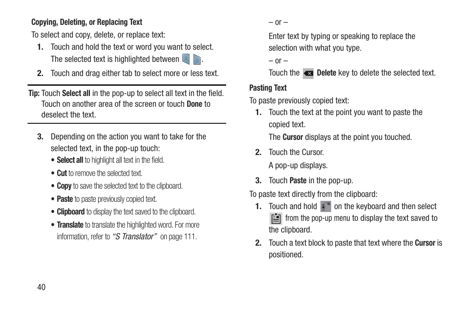 Samsung SM-T217AZKAATT User Manual | Page 46 / 191
