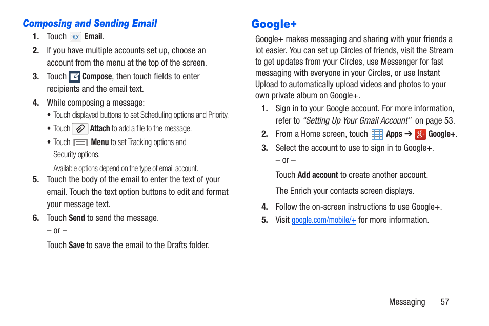 Google | Samsung SM-T217AZKAATT User Manual | Page 63 / 191