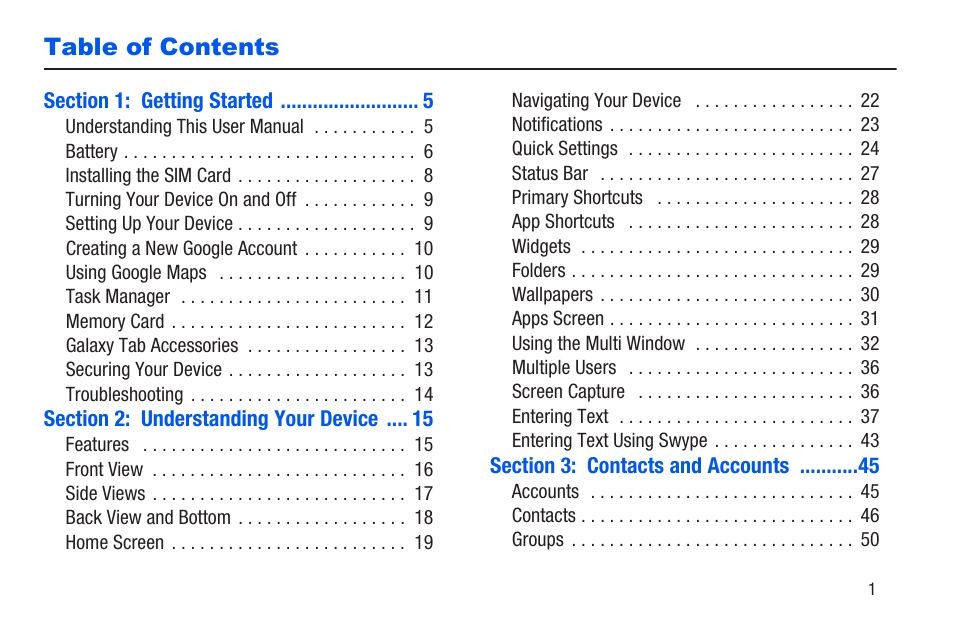 Samsung SM-T217AZKAATT User Manual | Page 7 / 191