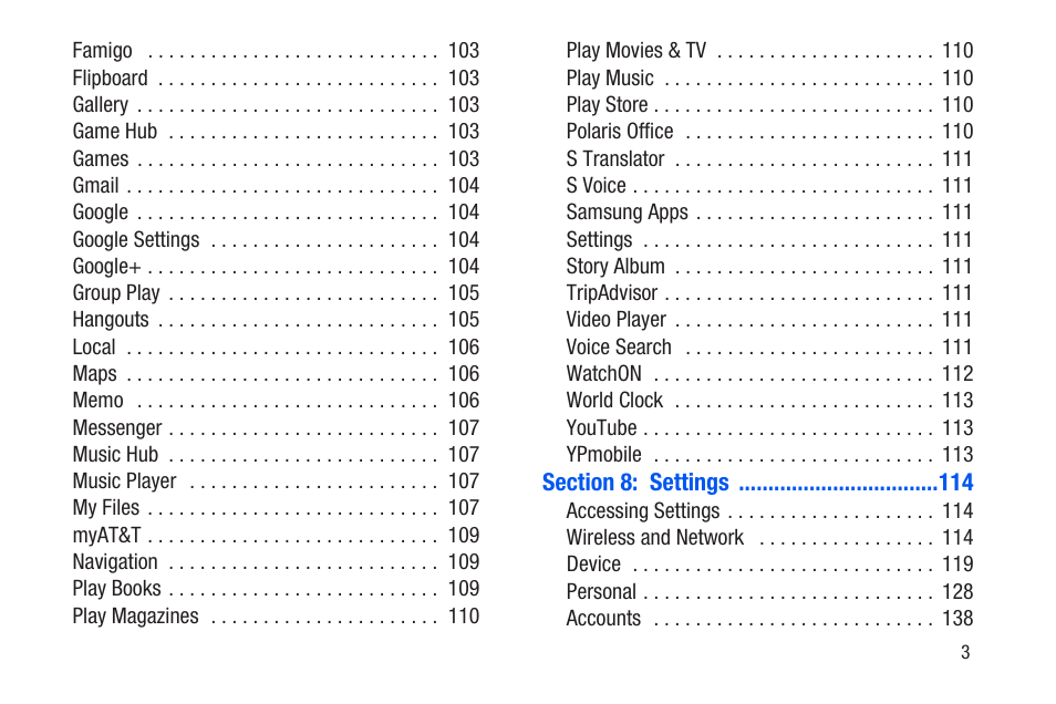 Samsung SM-T217AZKAATT User Manual | Page 9 / 191