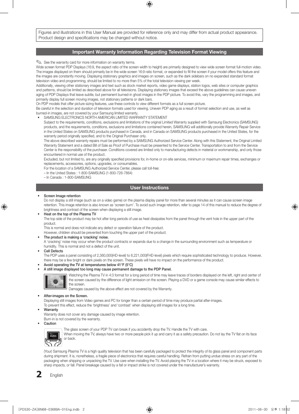 Samsung PN59D530A3FXZA User Manual | Page 2 / 36