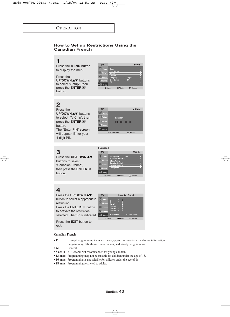 Samsung LNR1742X-XAA User Manual | Page 48 / 66