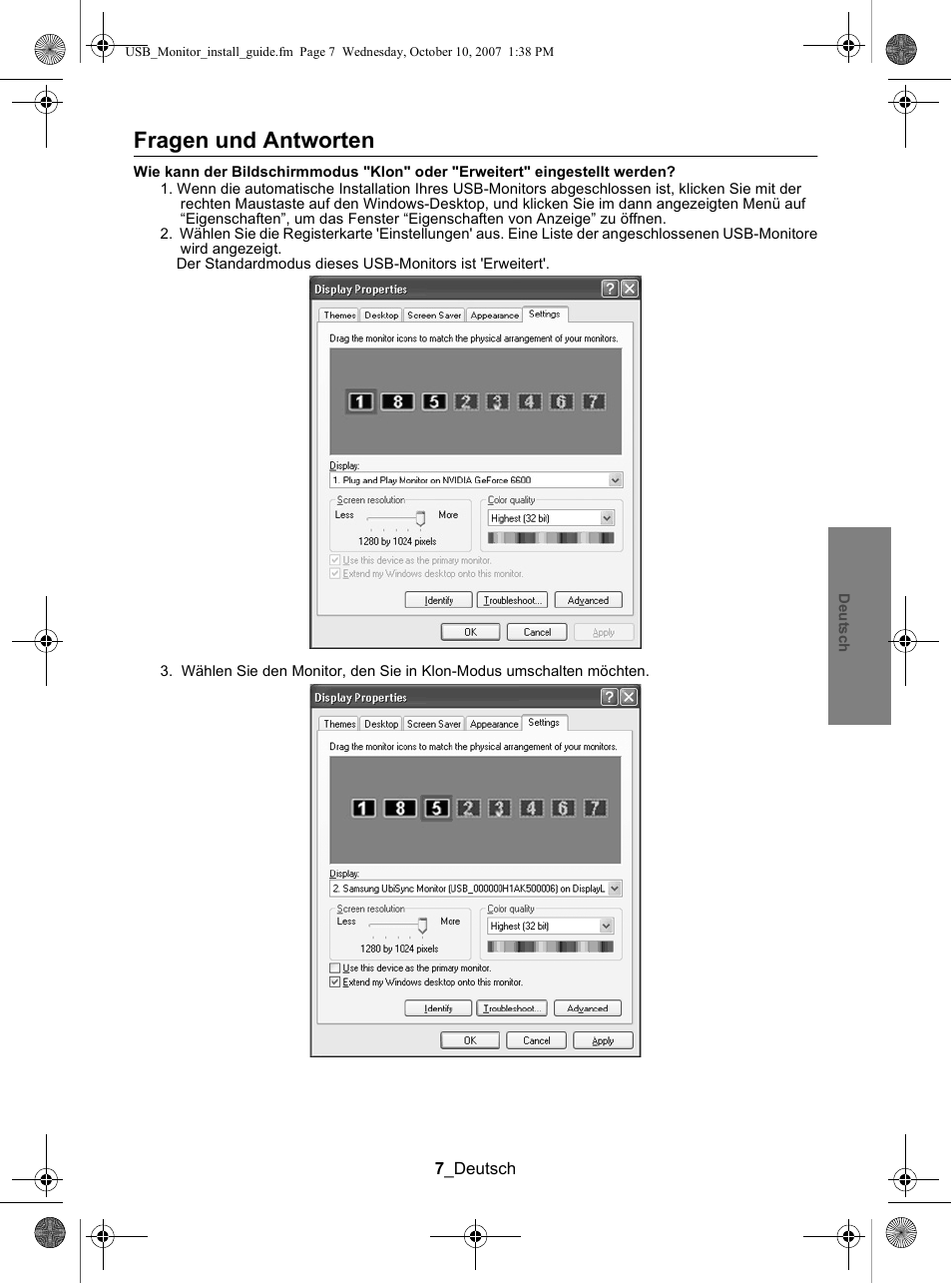 Fragen und antworten | Samsung LS19UBPEBQ-XAA User Manual | Page 27 / 93