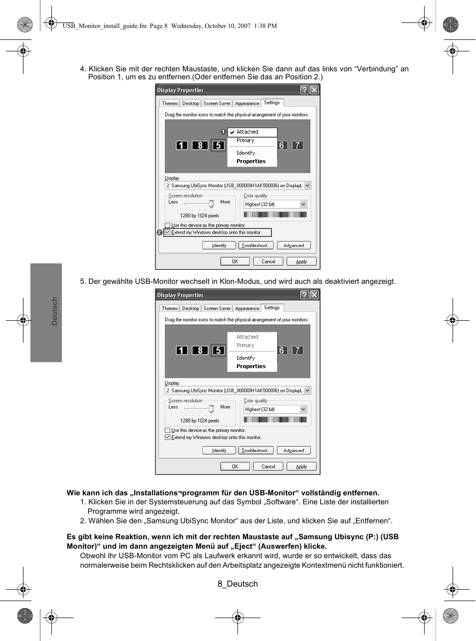 Samsung LS19UBPEBQ-XAA User Manual | Page 28 / 93