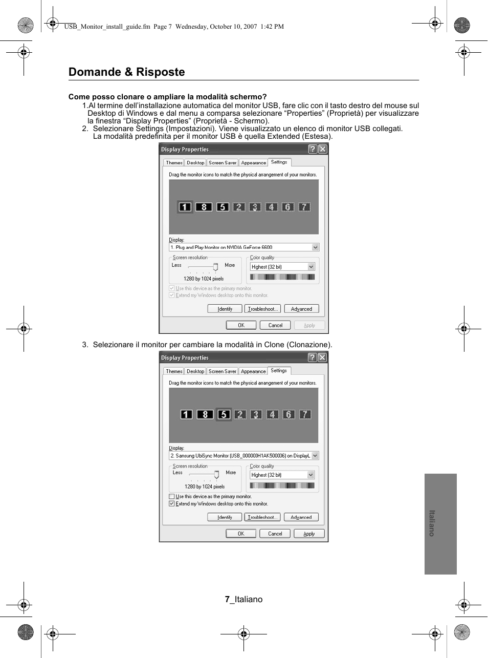 Domande & risposte | Samsung LS19UBPEBQ-XAA User Manual | Page 45 / 93