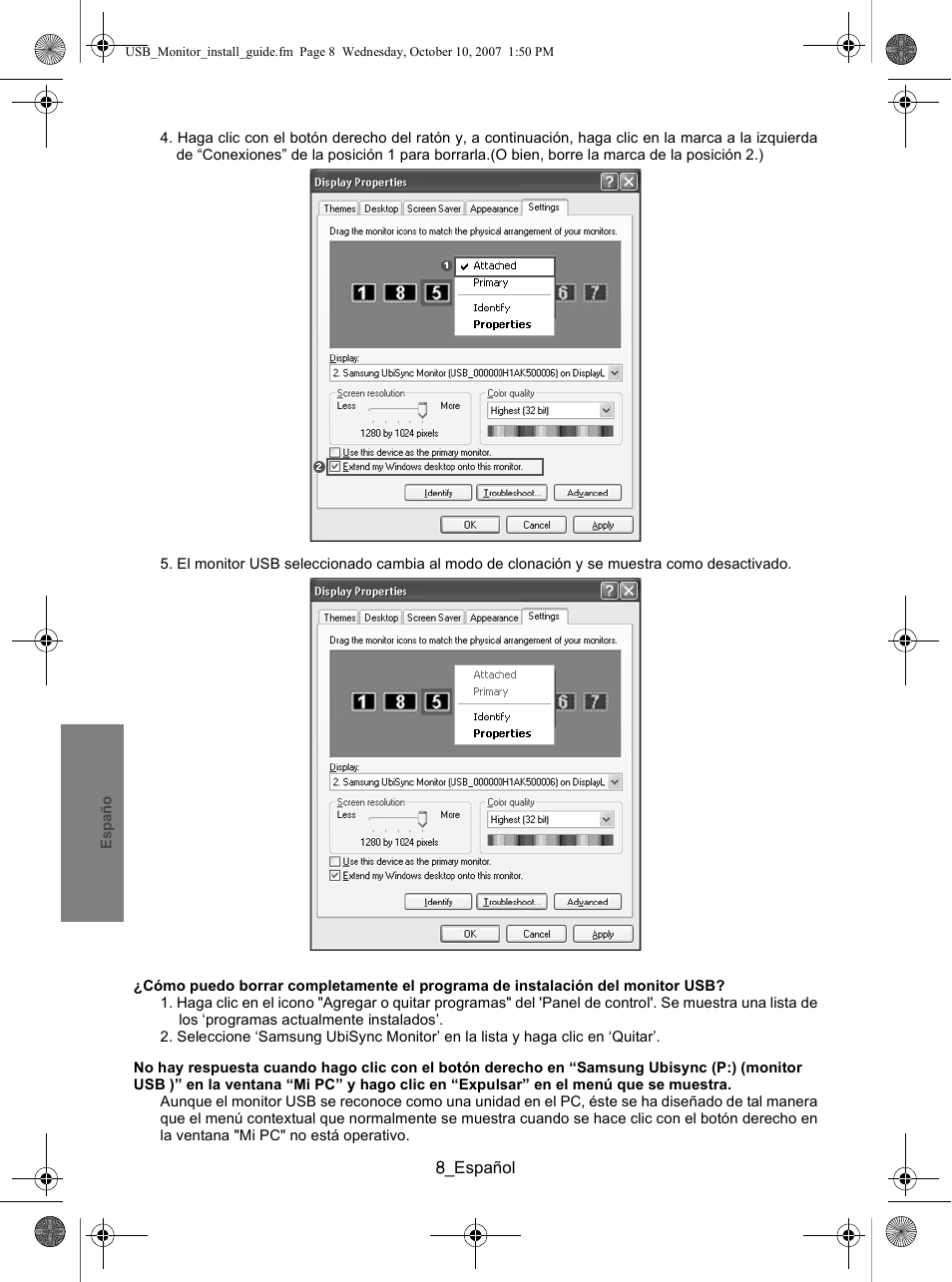 Samsung LS19UBPEBQ-XAA User Manual | Page 82 / 93