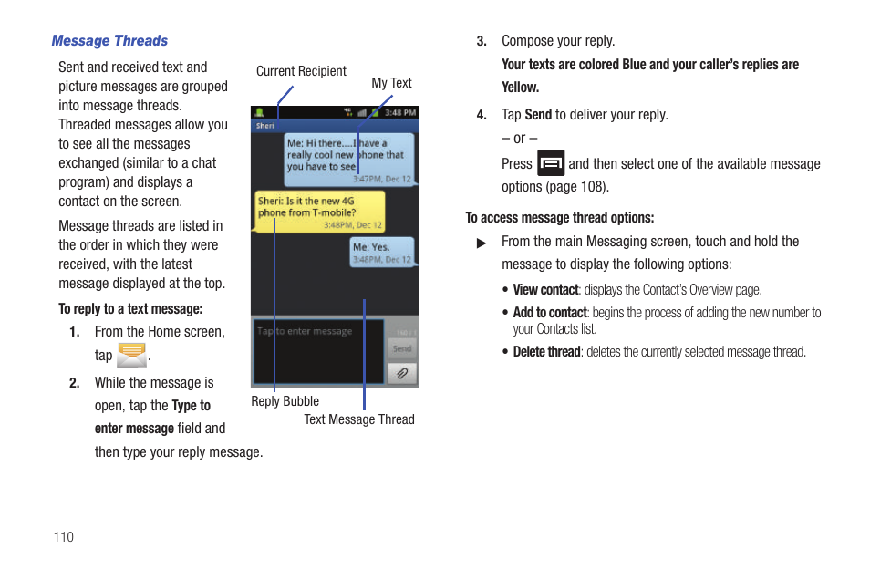 Samsung SGH-T769NKBTMB User Manual | Page 114 / 310