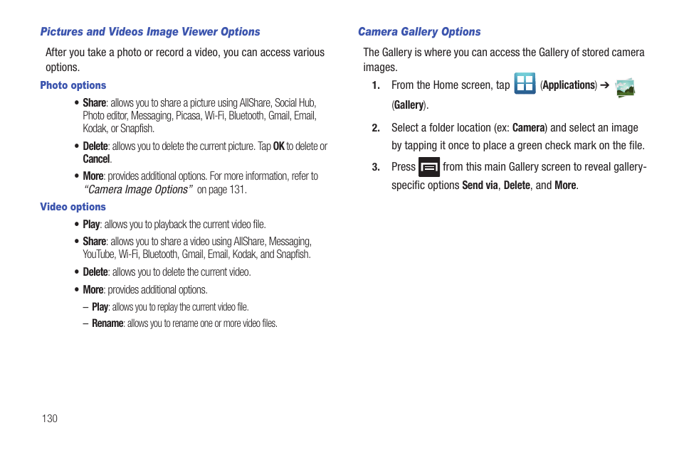 Samsung SGH-T769NKBTMB User Manual | Page 134 / 310