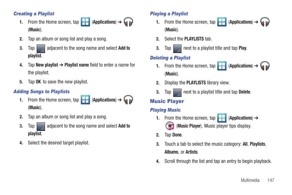 Music player | Samsung SGH-T769NKBTMB User Manual | Page 151 / 310