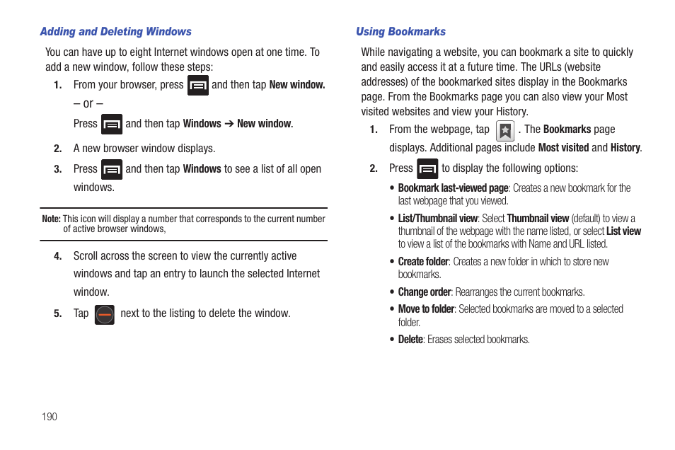 Samsung SGH-T769NKBTMB User Manual | Page 194 / 310