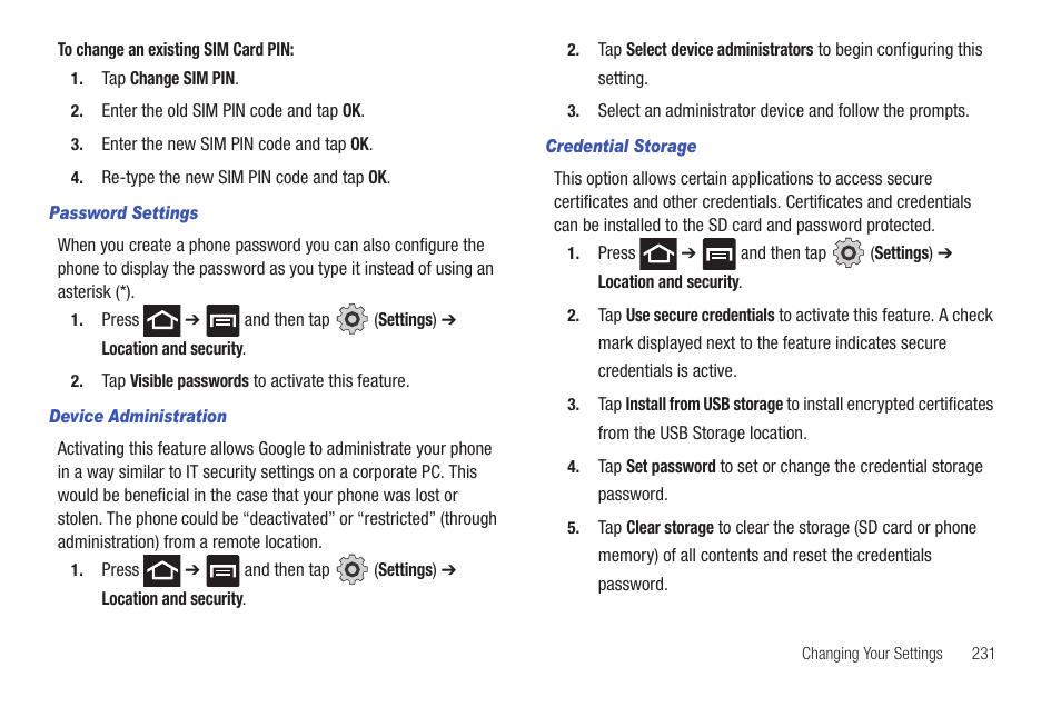 Samsung SGH-T769NKBTMB User Manual | Page 235 / 310