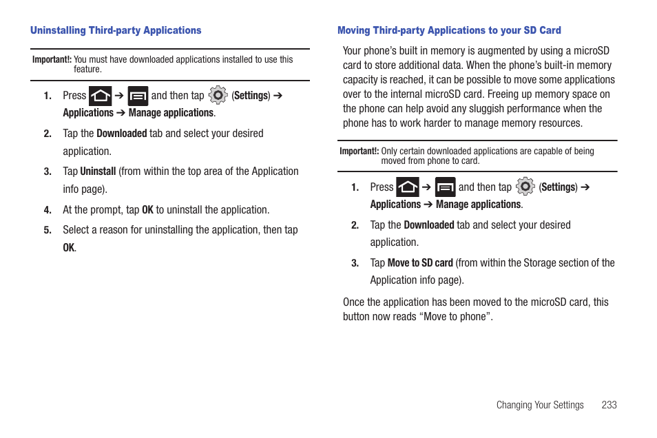 Samsung SGH-T769NKBTMB User Manual | Page 237 / 310