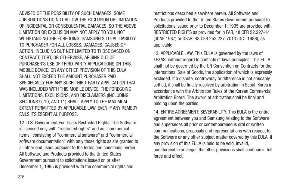 Samsung SGH-T769NKBTMB User Manual | Page 280 / 310