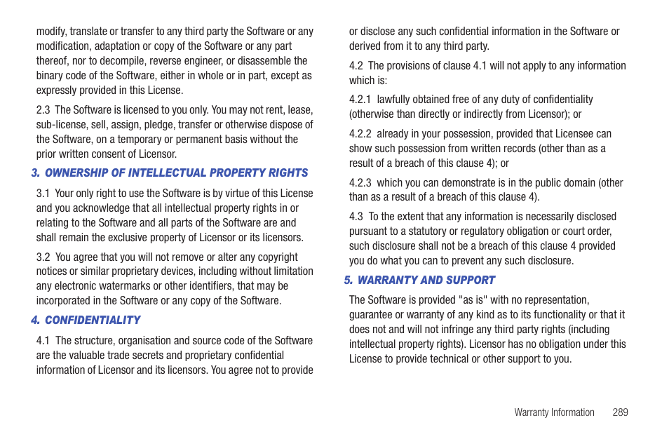 Samsung SGH-T769NKBTMB User Manual | Page 293 / 310